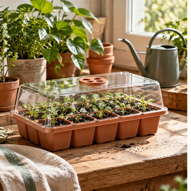 Seed Starter Greenhouse Kit — scene view